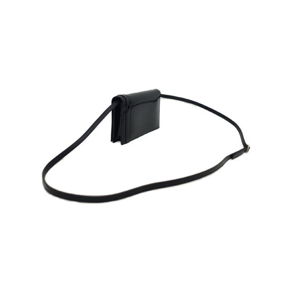 Gucci Patent Strap ssima Bag Nice Wallet On Black Shoulder